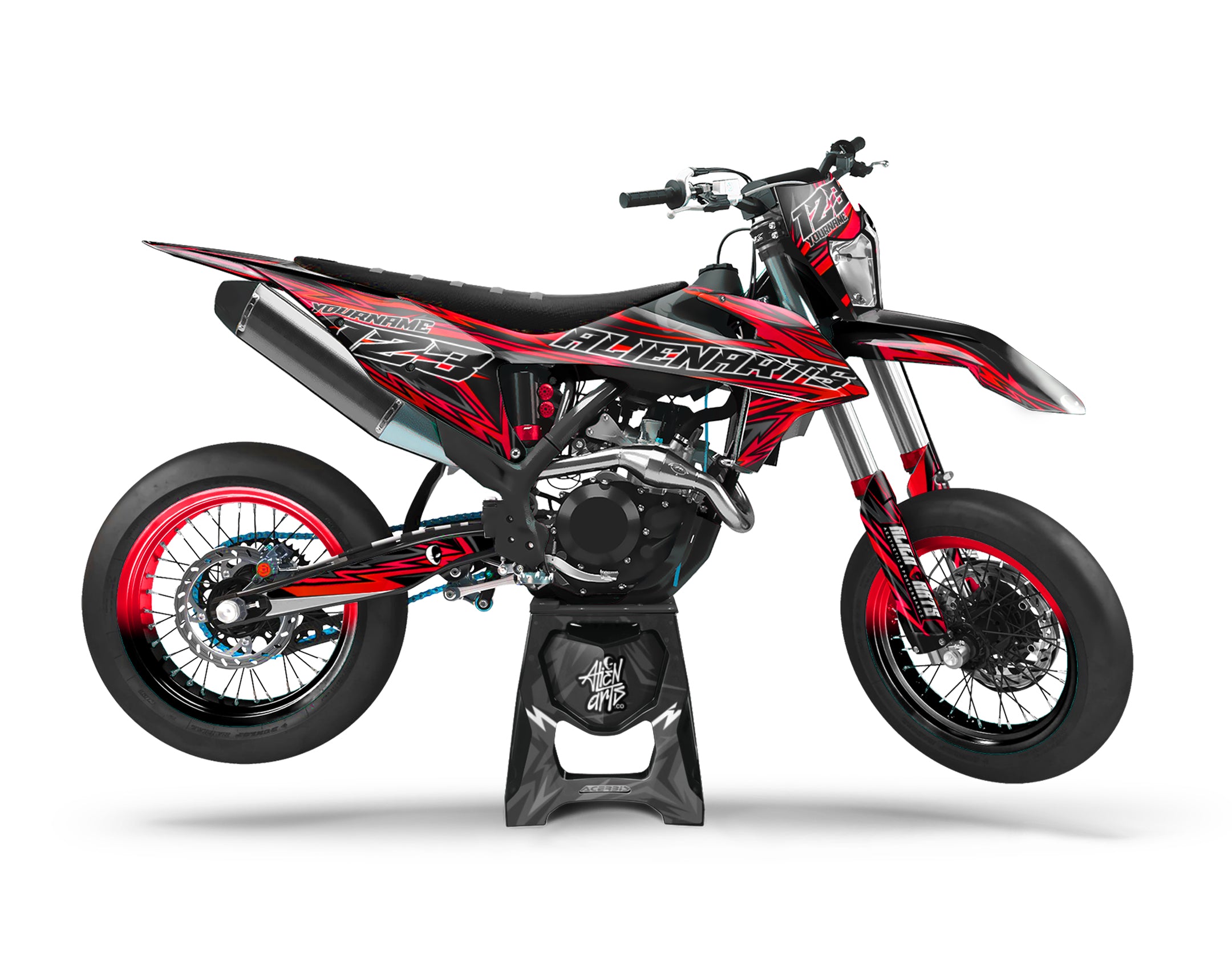 RACE- Graphic Semi-Customizable Supermoto