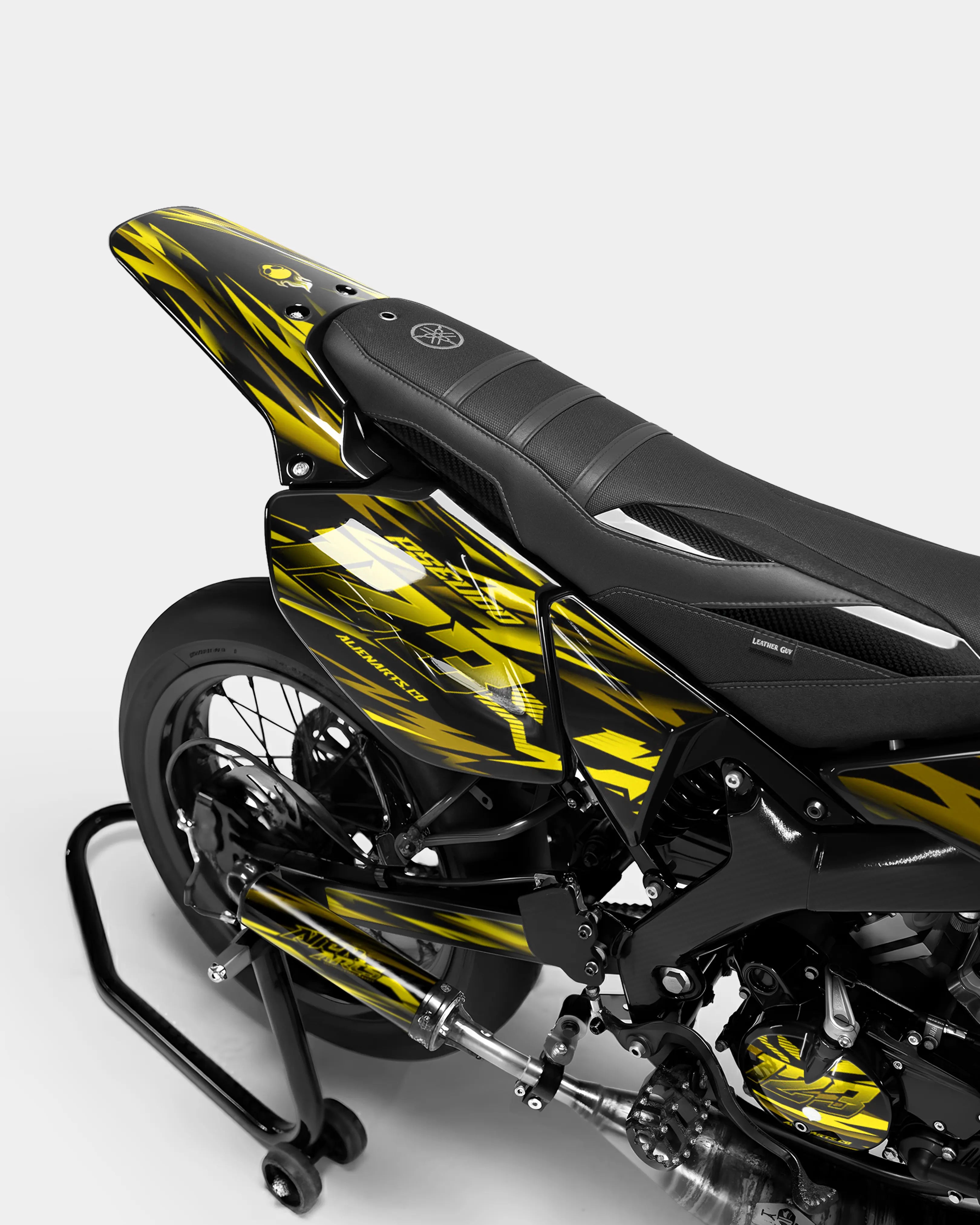 SUJAK - Dekorationsset YAMAHA DT 50cc - Gelb