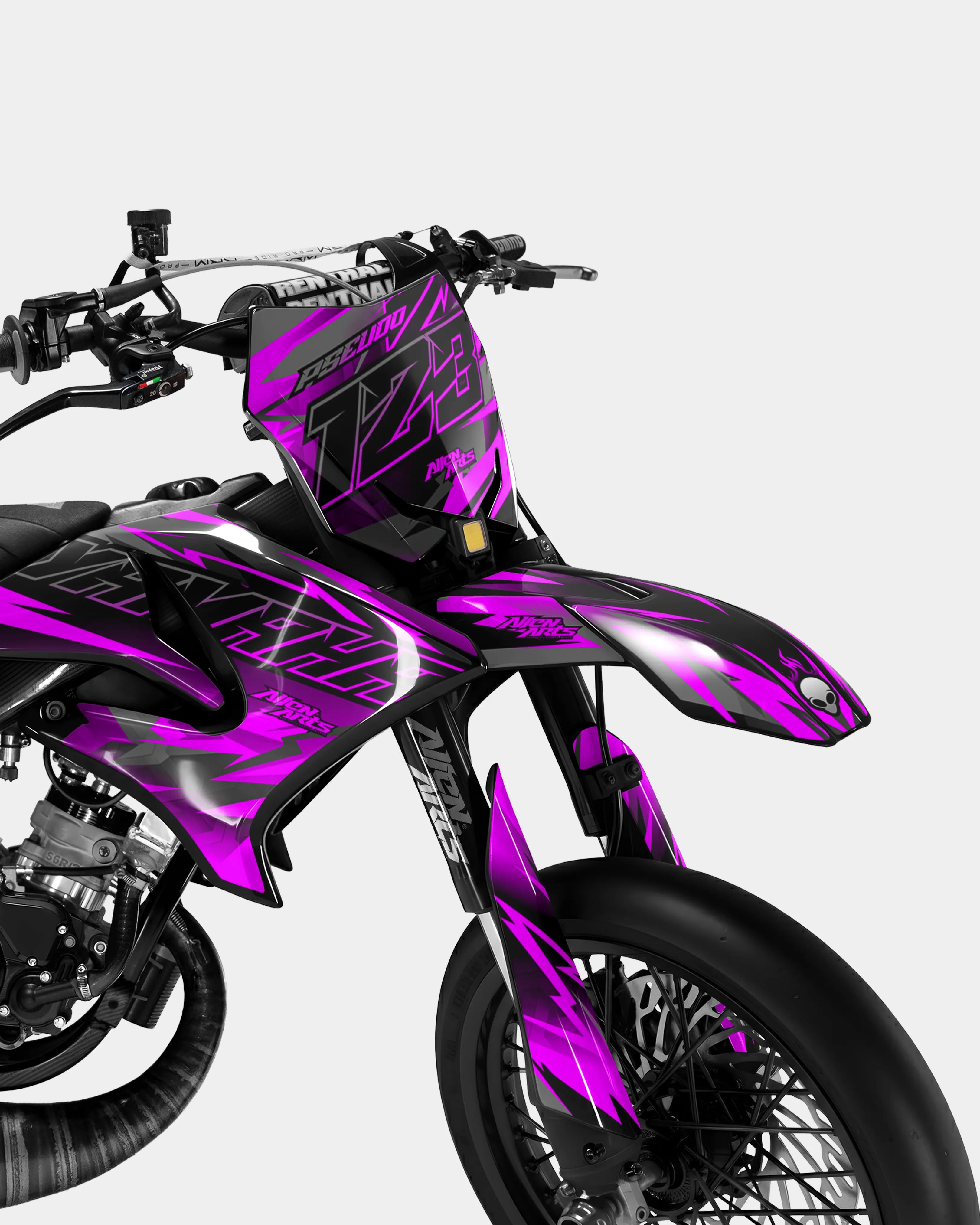 ZÉPHYR - Kit decorativo YAMAHA DT 50cc - Rosa